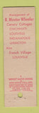 Matchbook Cover - Canary Cottage Cincinnati Louisville Indianapolis WEAR Midget