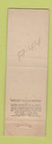 Matchbook Cover - Hotel Ambassador New York City Midget