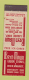 Matchbook Cover - Bryn Mawr Liquor Corp Rogers Park Chicago IL Midget
