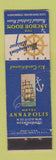 Matchbook Cover - Anchor Room Hotel Annapolis Washington DC Midget