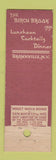 Matchbook Cover - Birch Brook Inn Bronxville NY Midget