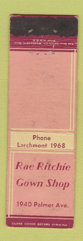 Matchbook Cover - Rae Ritchie Gown Shop NY? WEAR Midget