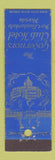Matchbook Cover - Governors' Club Hotel Fort Lauderdale FL Midget