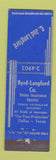 Matchbook Cover - Byrd Langford Insurance Dallas TX Midget