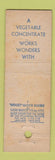 Matchbook Cover - Gravy Master Dryden Palmer Long Island City NY Midget