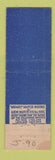 Matchbook Cover - Jordan's Millinery Women's Clothes Philadelphia PA Midget