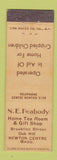 Matchbook Cover - NE Peabody Gift Shop Tea Room Newton Centre MA Midget
