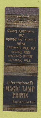 Matchbook Cover - Magic Lamp Prints Midget