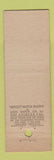 Matchbook Cover - Zipper Cafe Glendale CA Midget