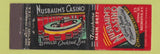 Matchbook Cover - Nusbaum's Casino Rochester NY Midget