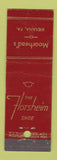 Matchbook Cover - Florsheim Shoes Moorhead's Indiana PA Midget