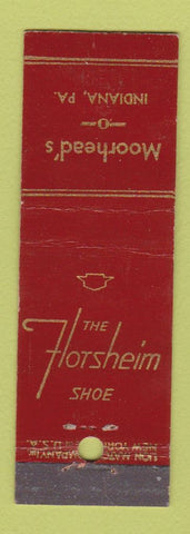 Matchbook Cover - Florsheim Shoes Moorhead's Indiana PA Midget