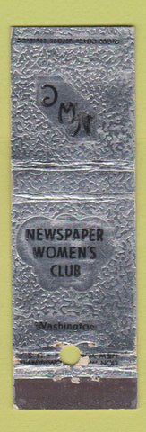 Matchbook Cover - Newspaper Women's Club Washington DC WEAR Midget