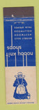 Matchbook Cover Nobby Knit Shops Beverly Hills Hollywood Palm Springs CA Midget