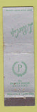 Matchbook Cover - Palmer House Chicago IL Le Petit Cafe Midget