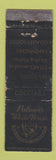 Matchbook Cover - Palmer's White House San Celemente CA WORN Midget
