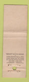 Matchbook Cover - Women's City Club Detroit MI Midget