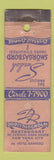 Matchbook Cover - Drottningholm Smorgasbord New York City WEAR Midget