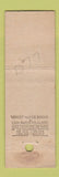 Matchbook Cover - Drottningholm Smorgasbord New York City WEAR Midget