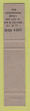 Matchbook Cover Cross Chevrolet Oldsmobile Cadillac Cambridge OH PINK 10 Strike