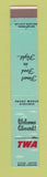 Matchbook Cover - TWA Airlines BLUE 10 Strike