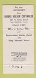 Matchbook Cover - El Tropicano Motor Hotel San Antonio TX 30 Strike