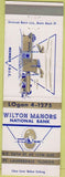 Matchbook Cover - Wilton Manors Bank Fort Lauderdale FL