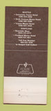 Matchbook Cover - America West Motor Hotels Seattle WA Portland OR 30 Strike