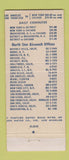 Matchbook Cover - North Star Aircoach Airlines 21 Strike Feature