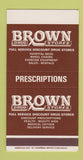 Matchbox - Brown Drug Stores