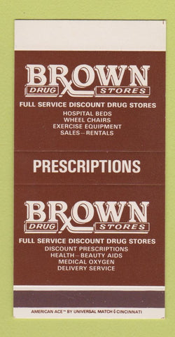 Matchbox - Brown Drug Stores