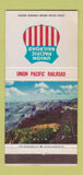 Matchbook Cover - Union Pacific Railroad Kaibab Forest Grand Canyon 30 Strike