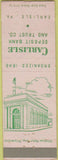 Matchbook Cover - Carlisle Bank PA