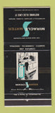 Matchbook Cover - Miracle Water Middletown OH 30 Strike