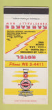 Matchbook Cover - Hotel Kankakee IL WORN 30 Strike