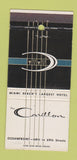 Matchbook Cover - Carillon Miami Beach FL 30 Strike