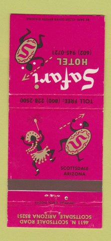 Matchbook Cover - Safari Hotel Scottsdale AZ 30 Strike