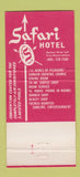 Matchbook Cover - Safari Hotel Scottsdale AZ 30 Strike