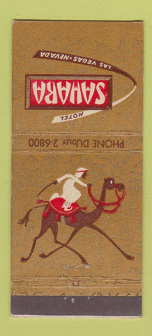 Matchbook Cover - Hotel Sahara Casino Las Vegas NV Congo Room 30 Stick