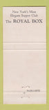 Matchbook Cover - Americana Hotel New York City 30 Strike