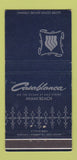 Matchbook Cover - Casablanca Miami Beach FL hotel WEAR 30 Strike