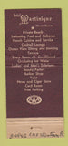 Matchbook Cover - Hotel Martinique Miami Beach FL 21 Strike Feature