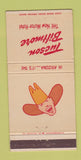 Matchbook Cover - Tucson Biltmore AZ Motor Hotel WEAR 30 Strike