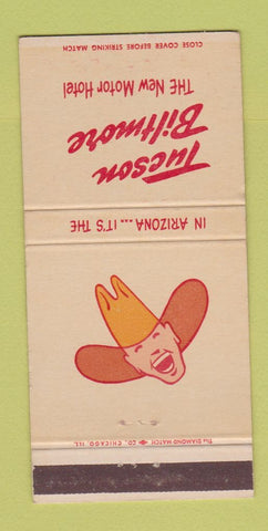 Matchbook Cover - Tucson Biltmore AZ Motor Hotel WEAR 30 Strike
