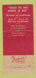 Matchbook Cover - Hotel Seymour New York City 30 Strike