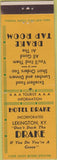Matchbook Cover - Hotel Drake Lexington KY