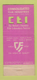 Matchbook Cover - CFI Hollywood CA Film Labs 21 Strike Feature