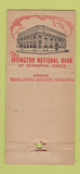 Matchbook Cover - Irvington National Bank NJ? WEAR 30 Stick