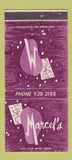 Matchbook Cover - Marcel's Restaurant Cuyahoga Falls OH 30 Strike