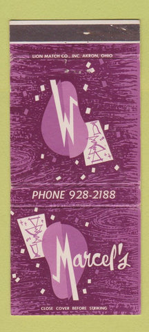 Matchbook Cover - Marcel's Restaurant Cuyahoga Falls OH 30 Strike